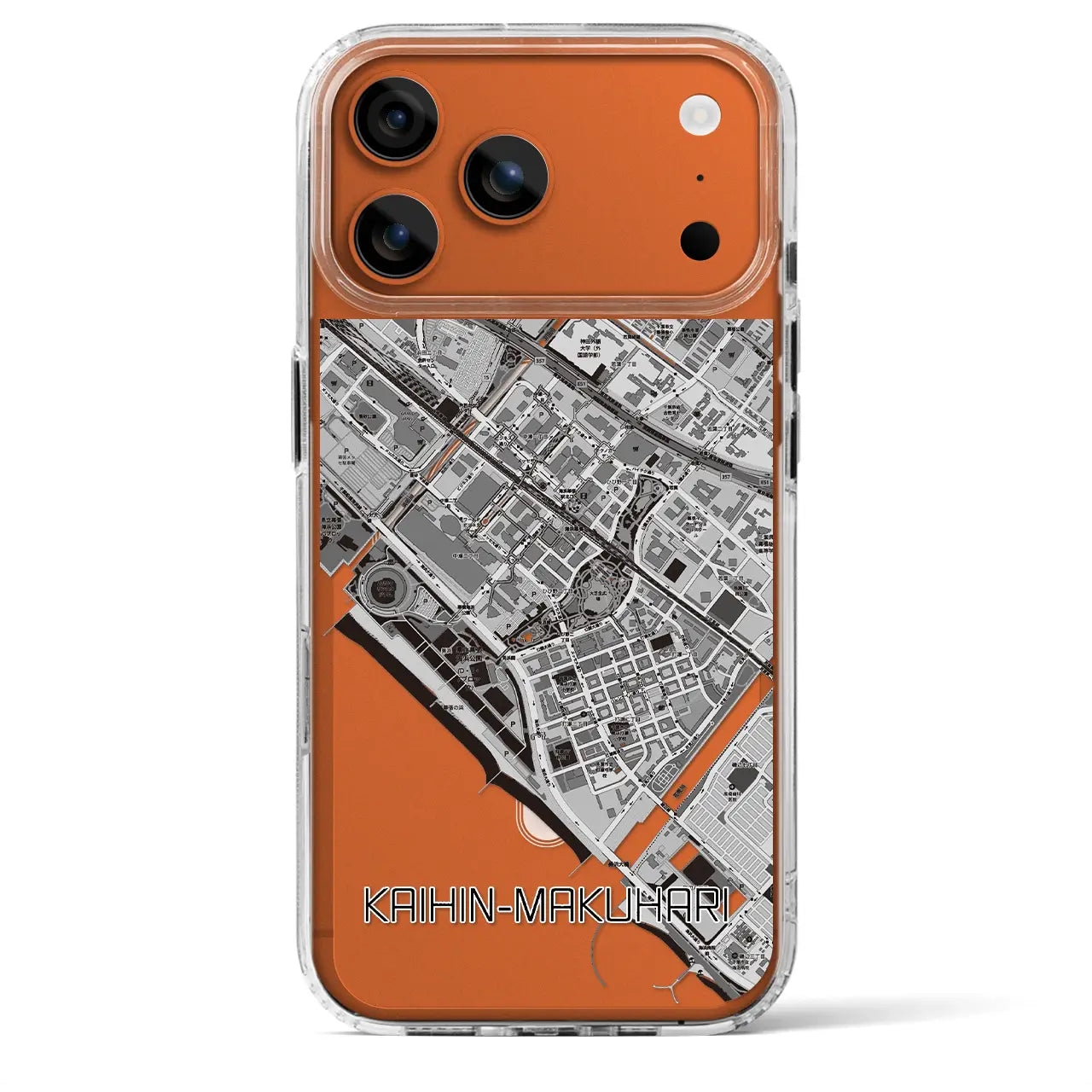 【海浜幕張(千葉県)】地図柄iPhoneケース(MagSafeタイプ)
