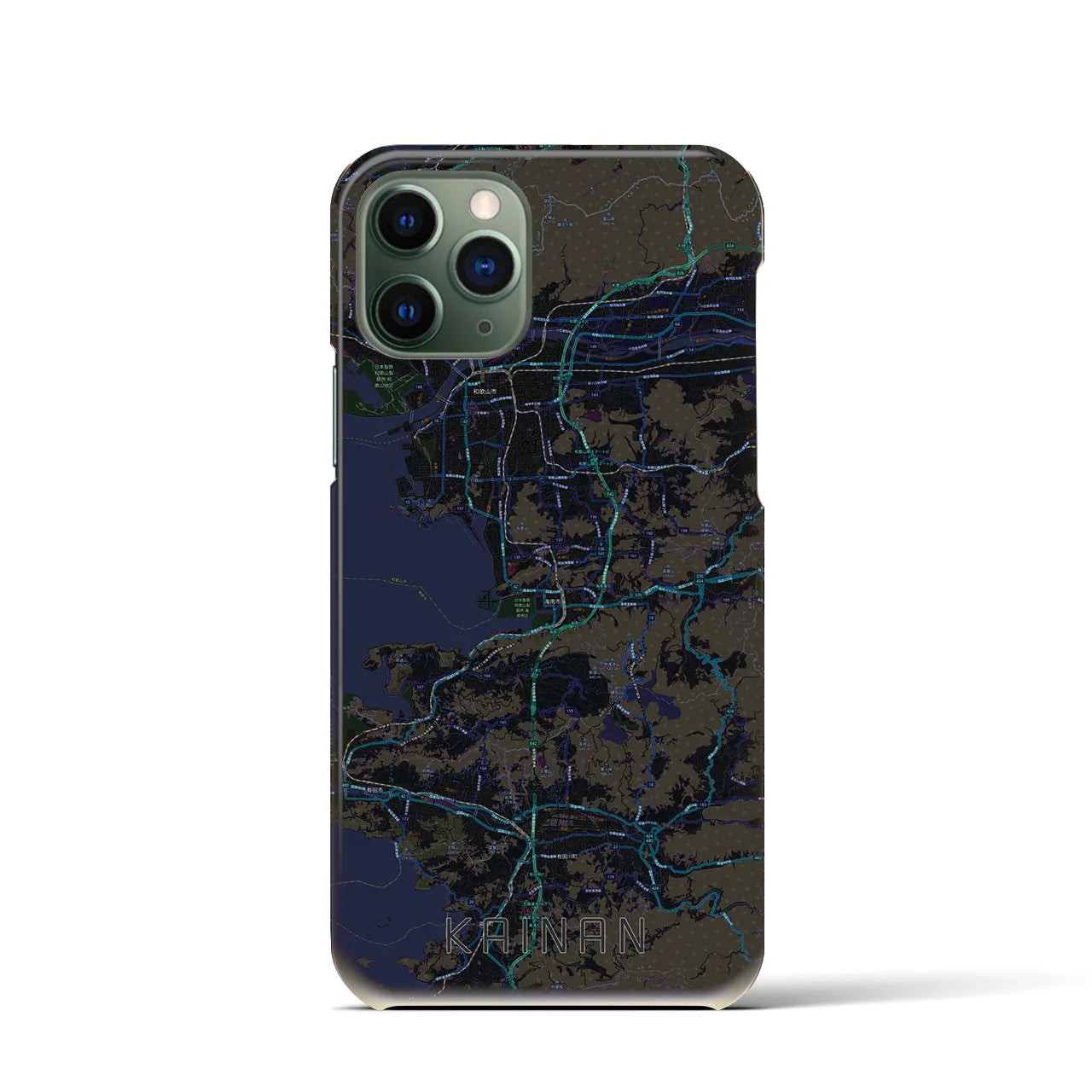 【海南(和歌山県)】地図柄iPhoneケース(バックカバータイプ)