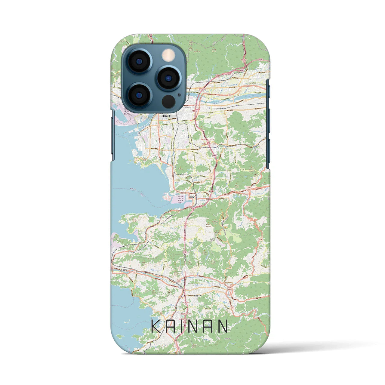 【海南(和歌山県)】地図柄iPhoneケース(バックカバータイプ)