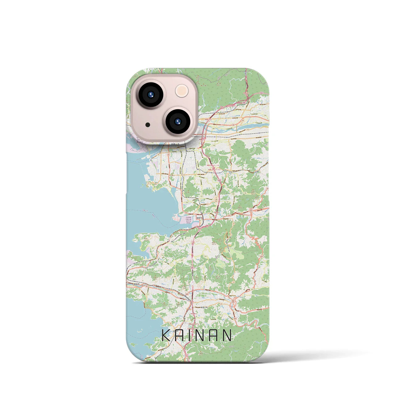【海南(和歌山県)】地図柄iPhoneケース(バックカバータイプ)