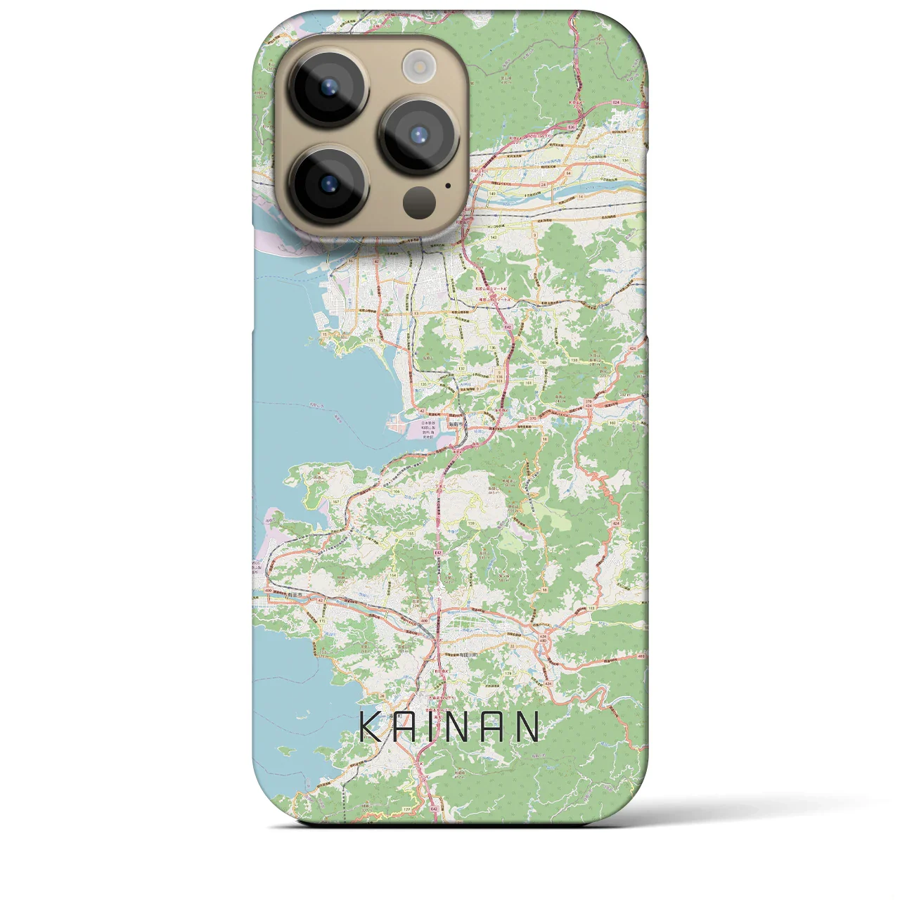【海南(和歌山県)】地図柄iPhoneケース(バックカバータイプ)