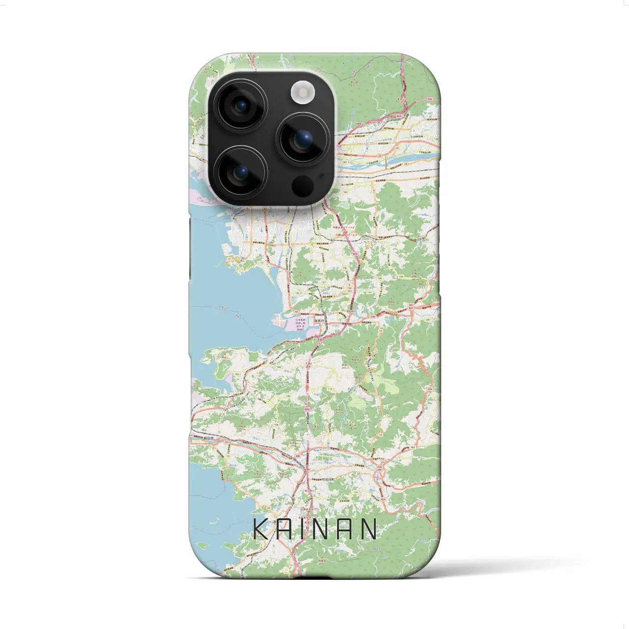 【海南(和歌山県)】地図柄iPhoneケース(バックカバータイプ)