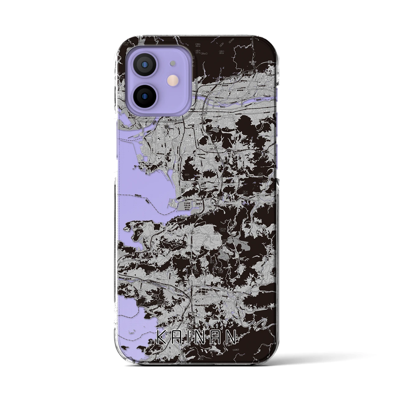 【海南(和歌山県)】地図柄iPhoneケース(クリアタイプ)