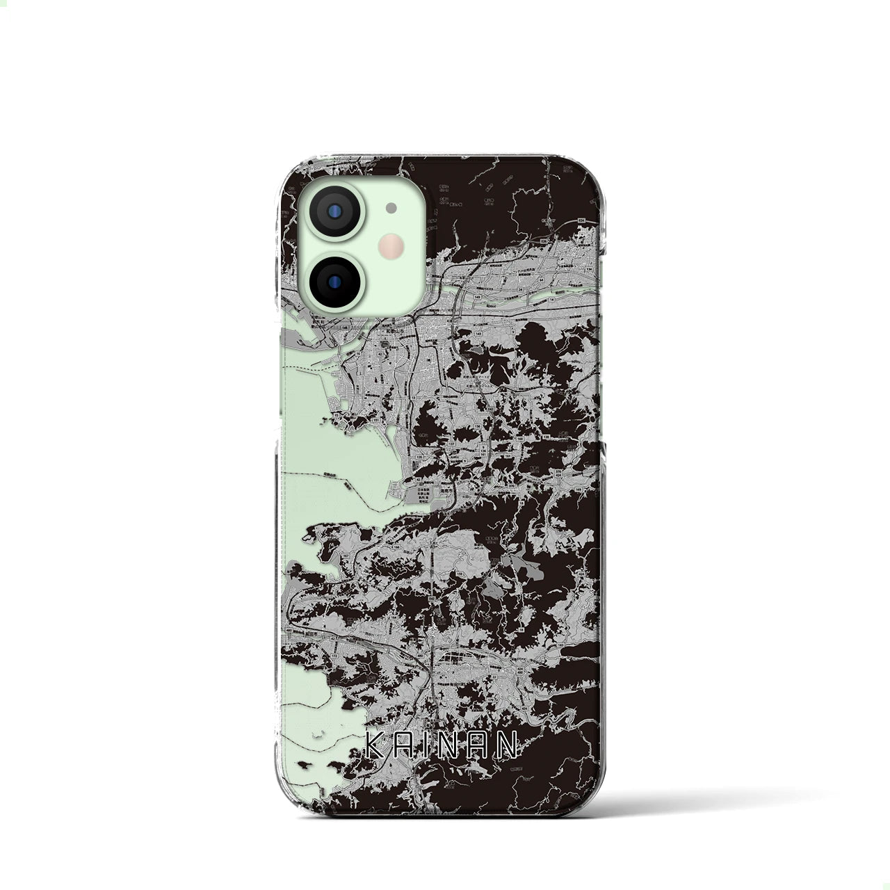 【海南(和歌山県)】地図柄iPhoneケース(クリアタイプ)