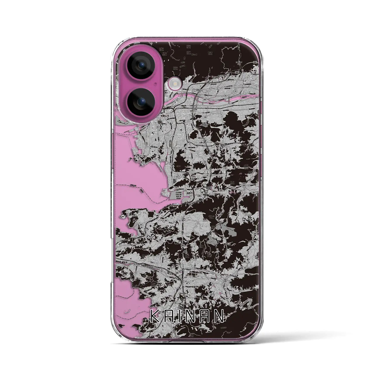 【海南(和歌山県)】地図柄iPhoneケース(クリアタイプ)