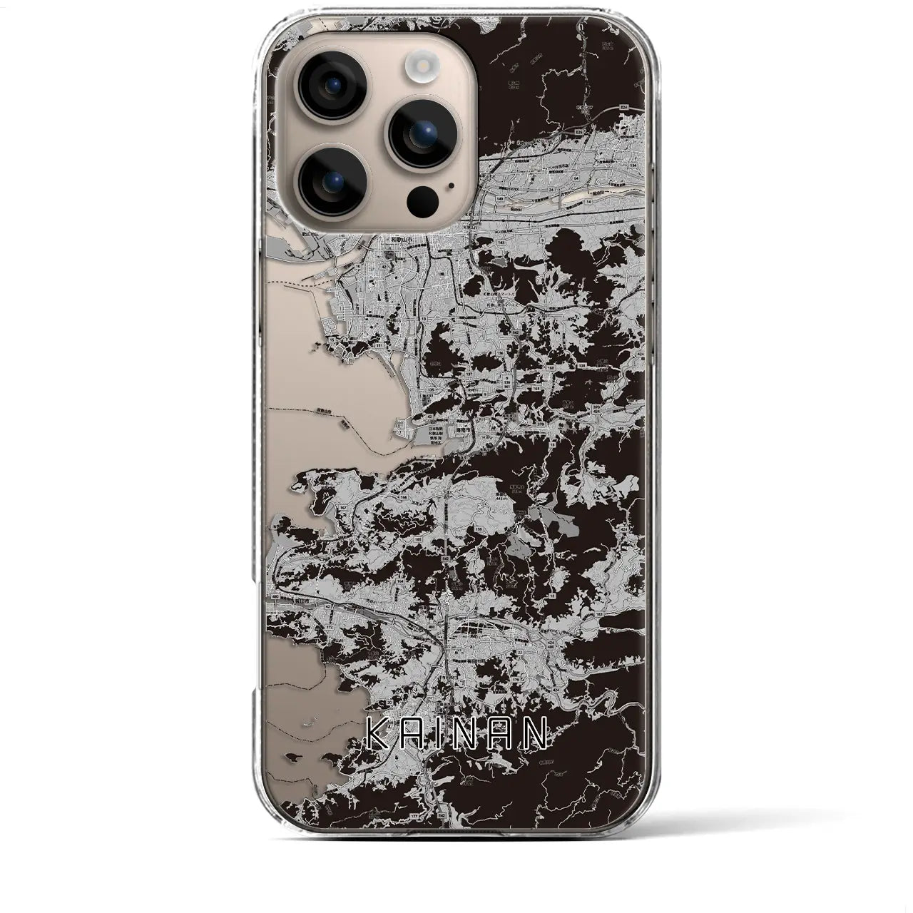 【海南(和歌山県)】地図柄iPhoneケース(クリアタイプ)