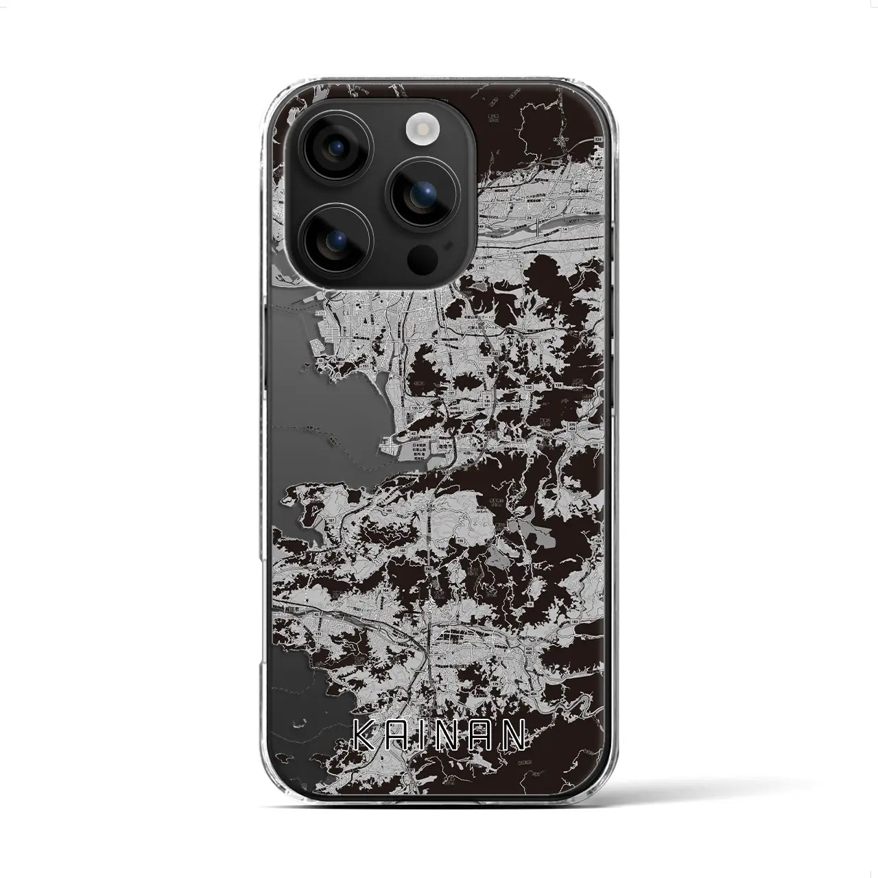 【海南(和歌山県)】地図柄iPhoneケース(クリアタイプ)