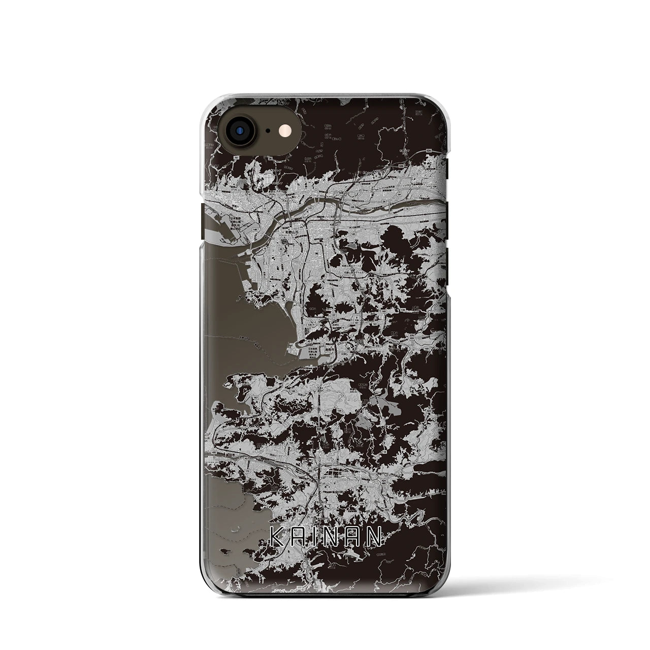 【海南(和歌山県)】地図柄iPhoneケース(クリアタイプ)