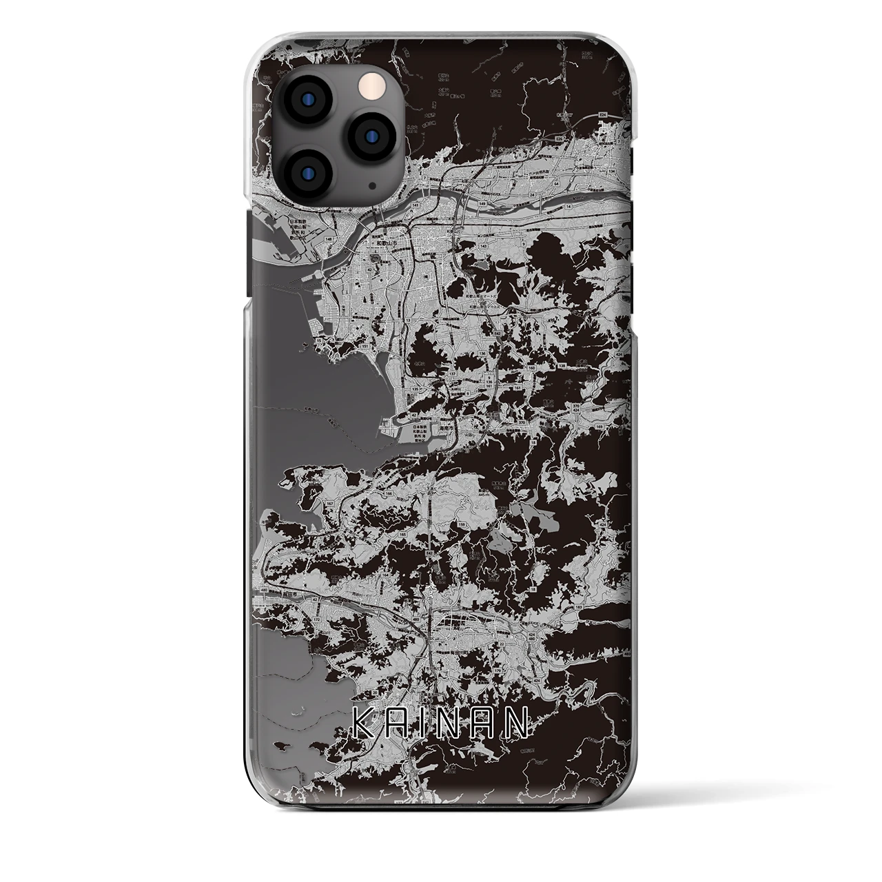 【海南(和歌山県)】地図柄iPhoneケース(クリアタイプ)