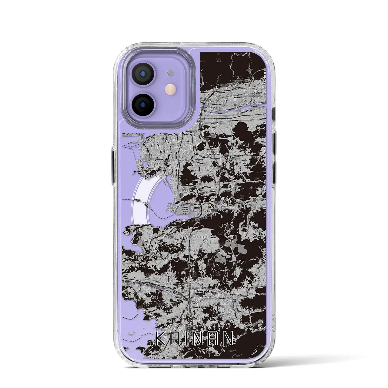 【海南(和歌山県)】地図柄iPhoneケース(MagSafeタイプ)