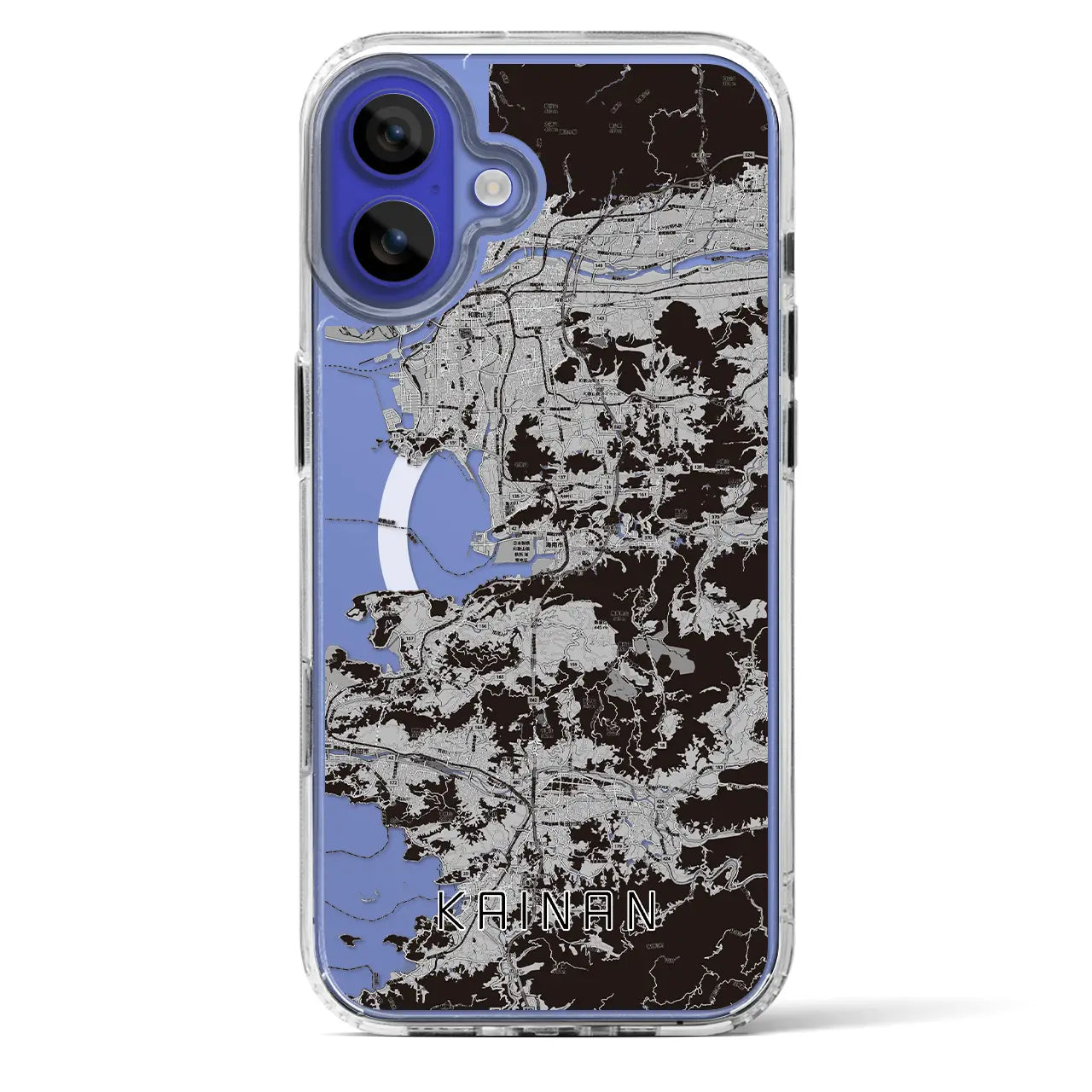 【海南(和歌山県)】地図柄iPhoneケース(MagSafeタイプ)