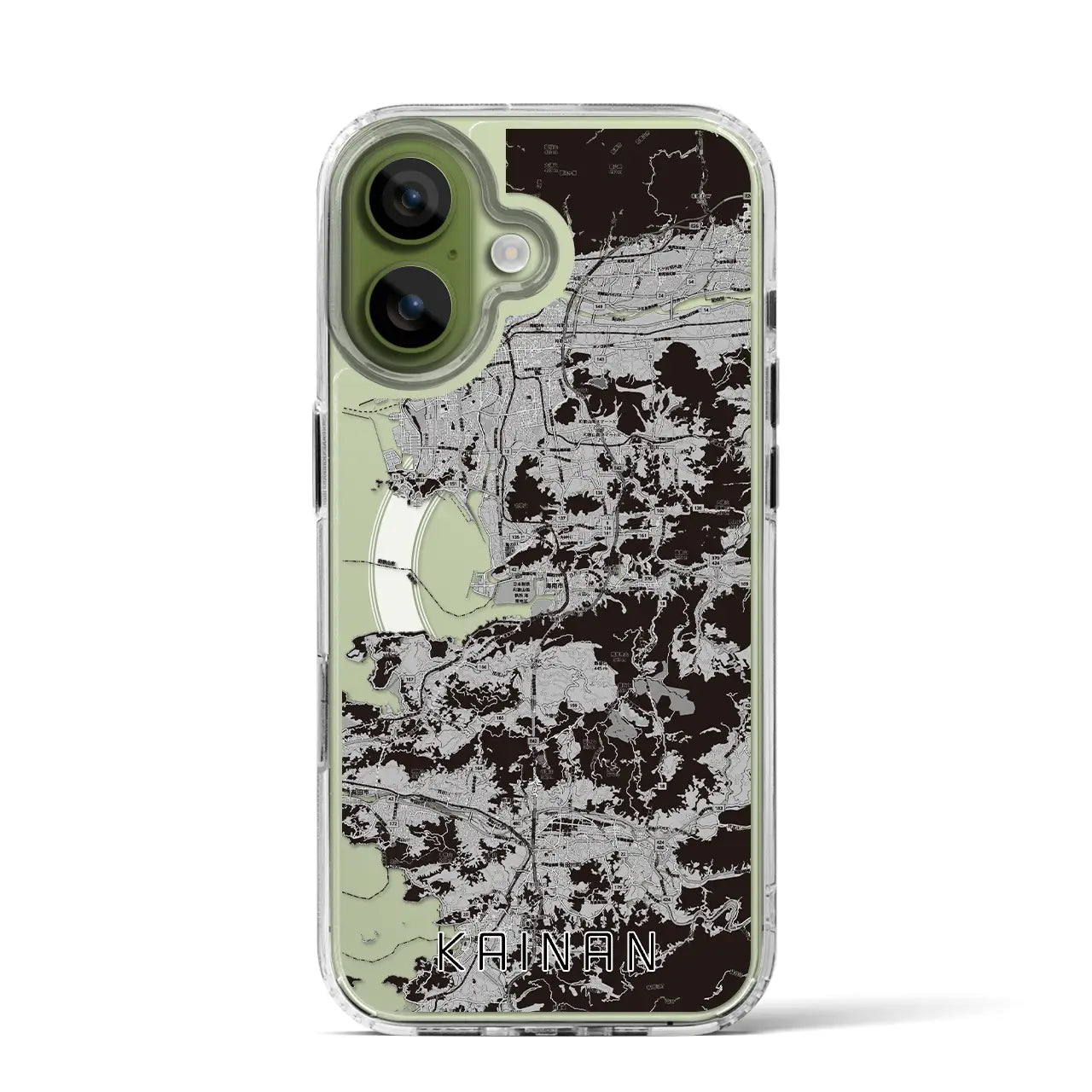 【海南(和歌山県)】地図柄iPhoneケース(MagSafeタイプ)