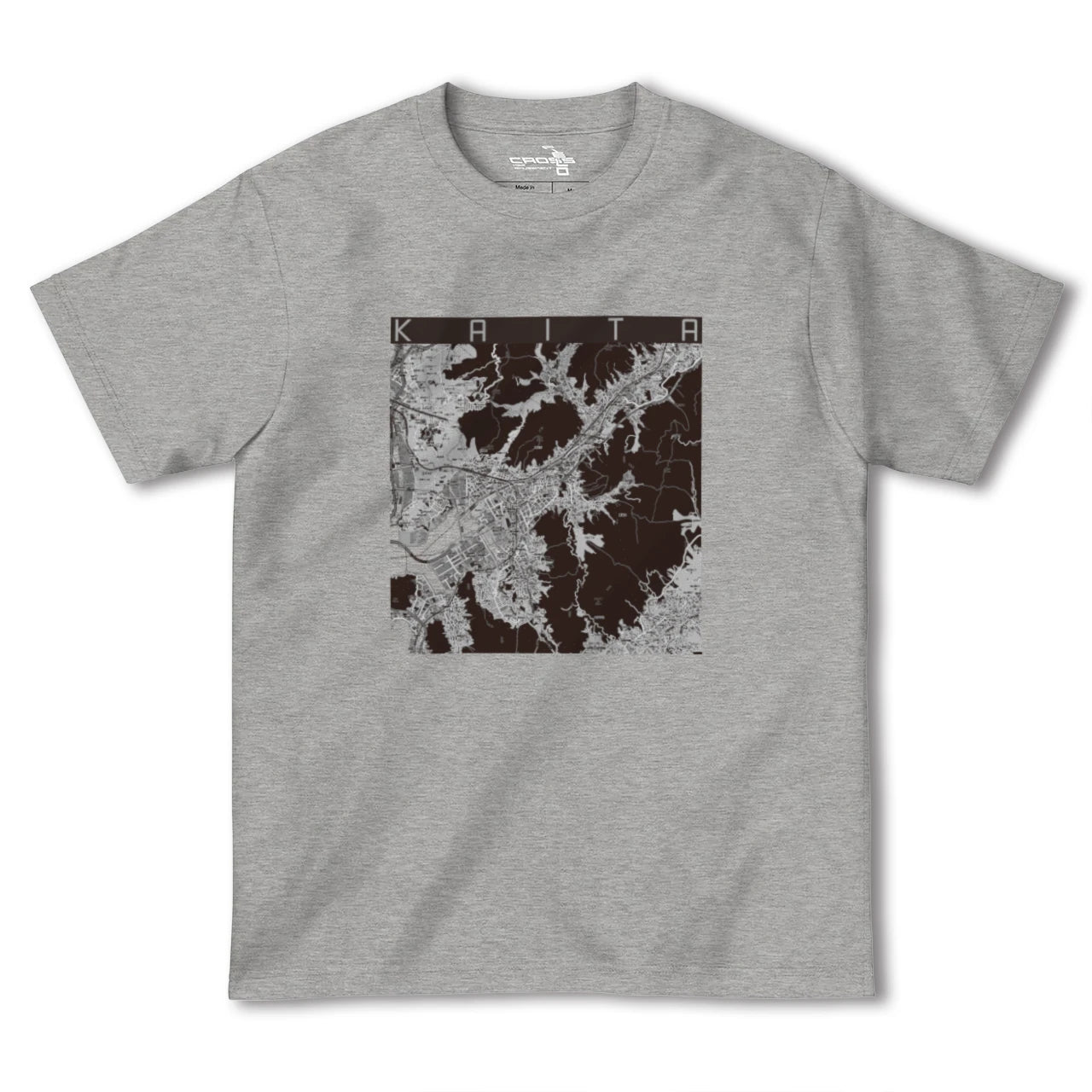 【海田(広島県)】地図柄ヘビーウェイトTシャツ