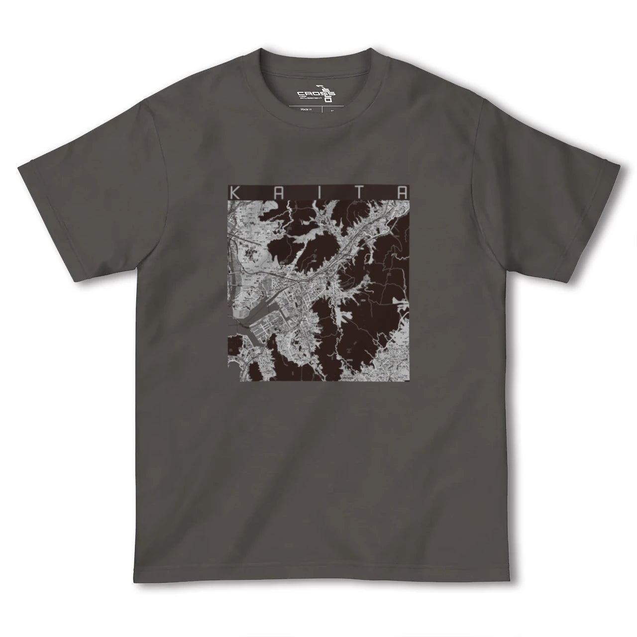 【海田(広島県)】地図柄ヘビーウェイトTシャツ