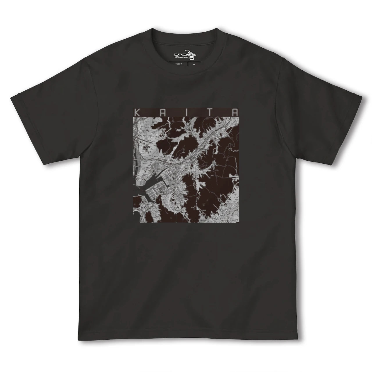【海田(広島県)】地図柄ヘビーウェイトTシャツ