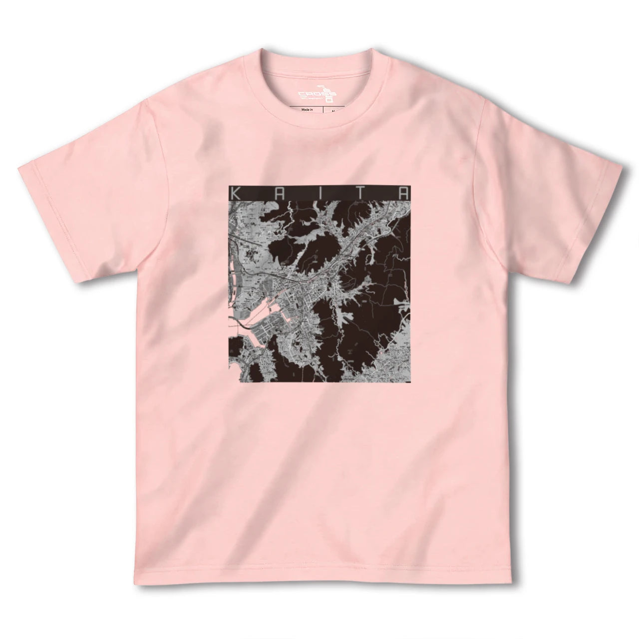 【海田(広島県)】地図柄ヘビーウェイトTシャツ