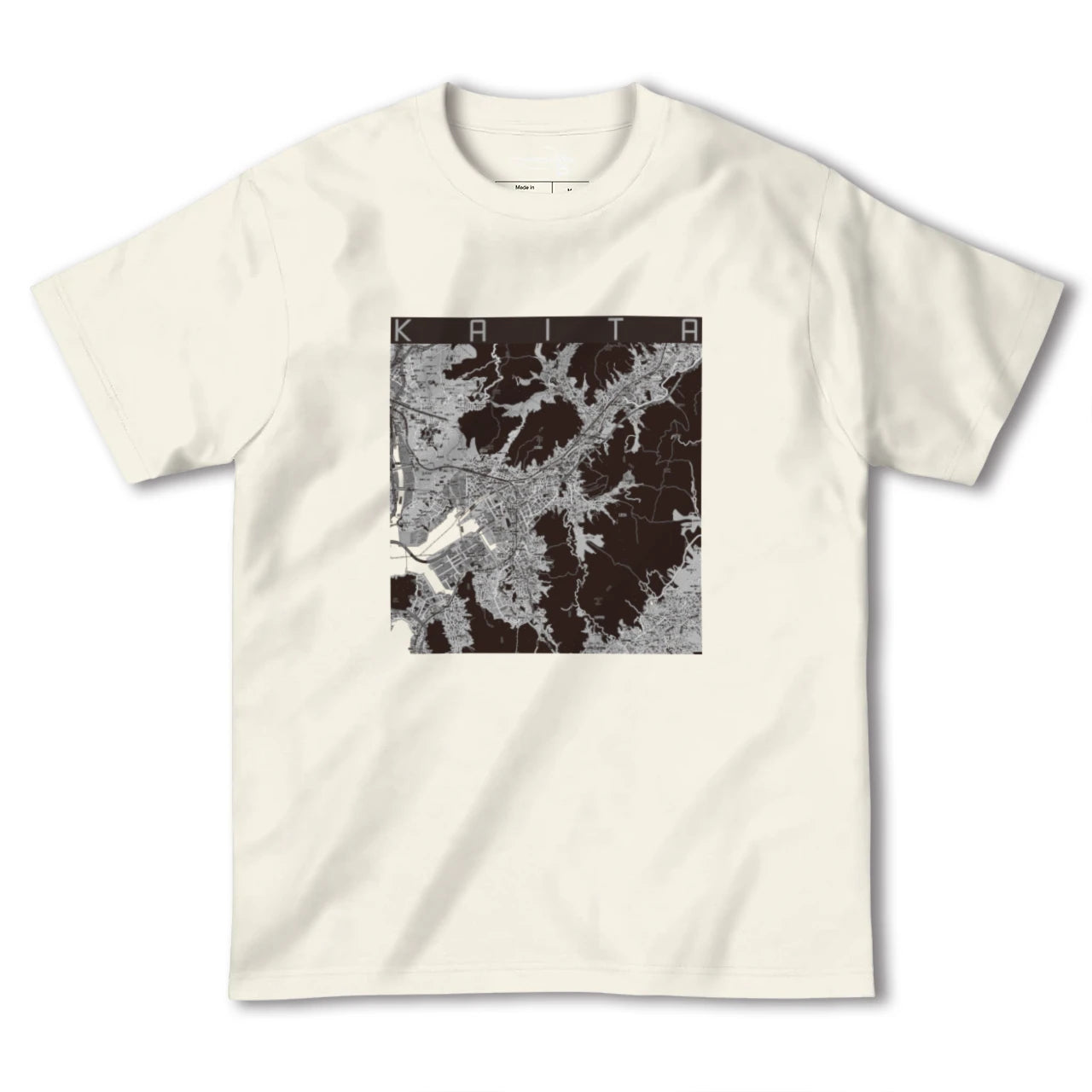 【海田(広島県)】地図柄ヘビーウェイトTシャツ