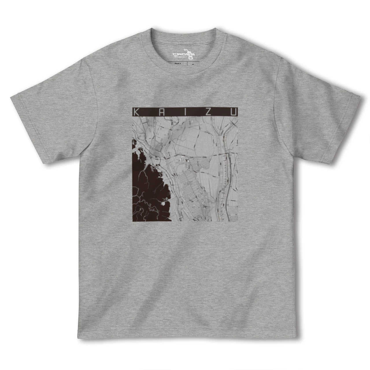 【海津(岐阜県)】地図柄ヘビーウェイトTシャツ