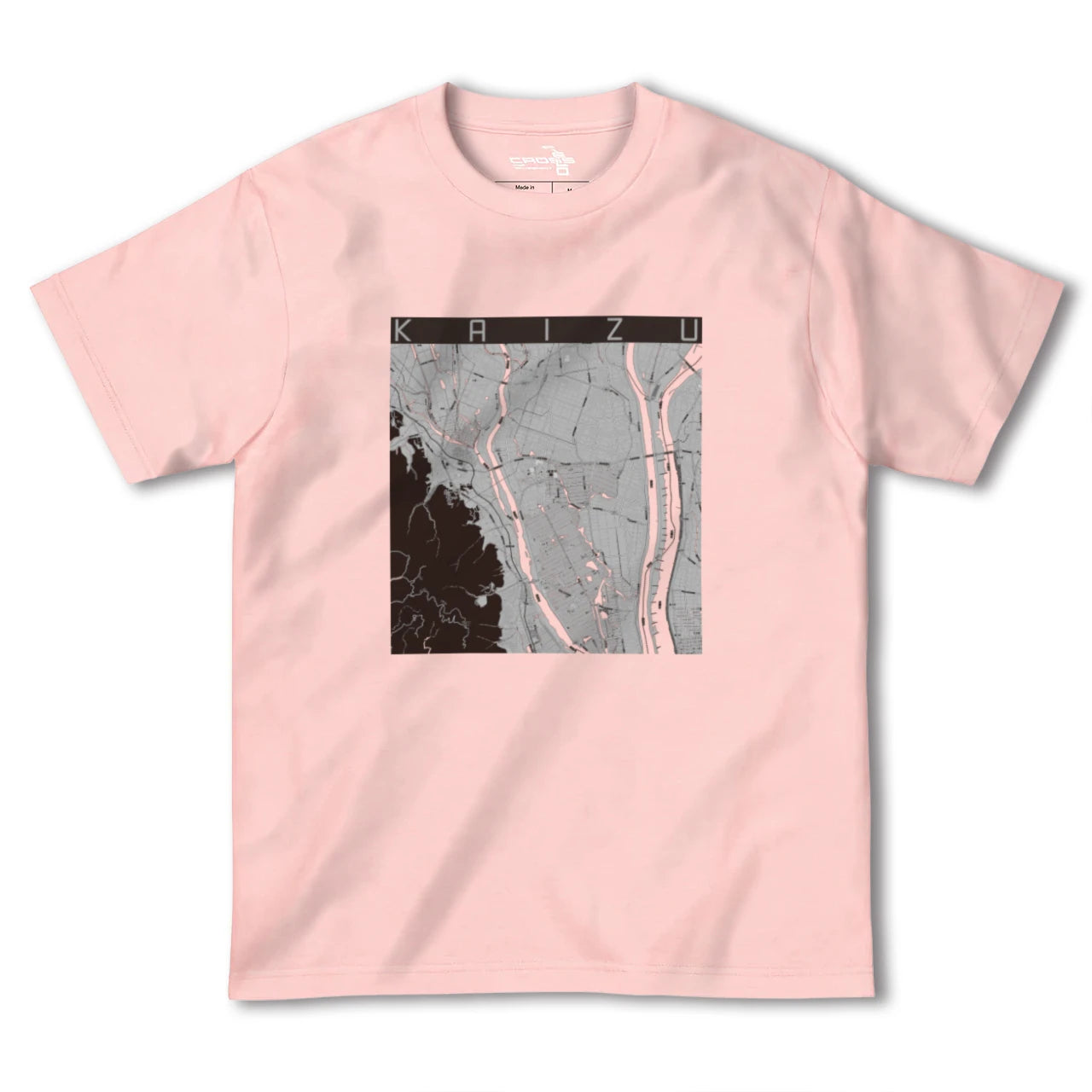 【海津(岐阜県)】地図柄ヘビーウェイトTシャツ