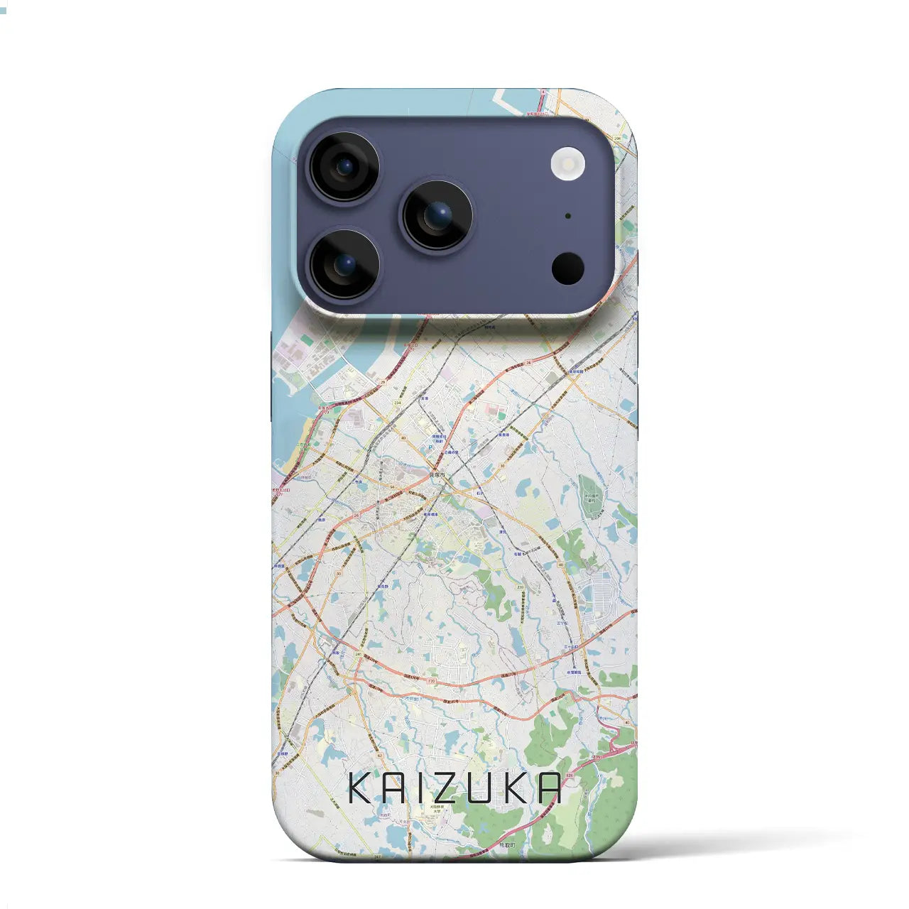 【貝塚(大阪府)】地図柄iPhoneケース(バックカバータイプ)