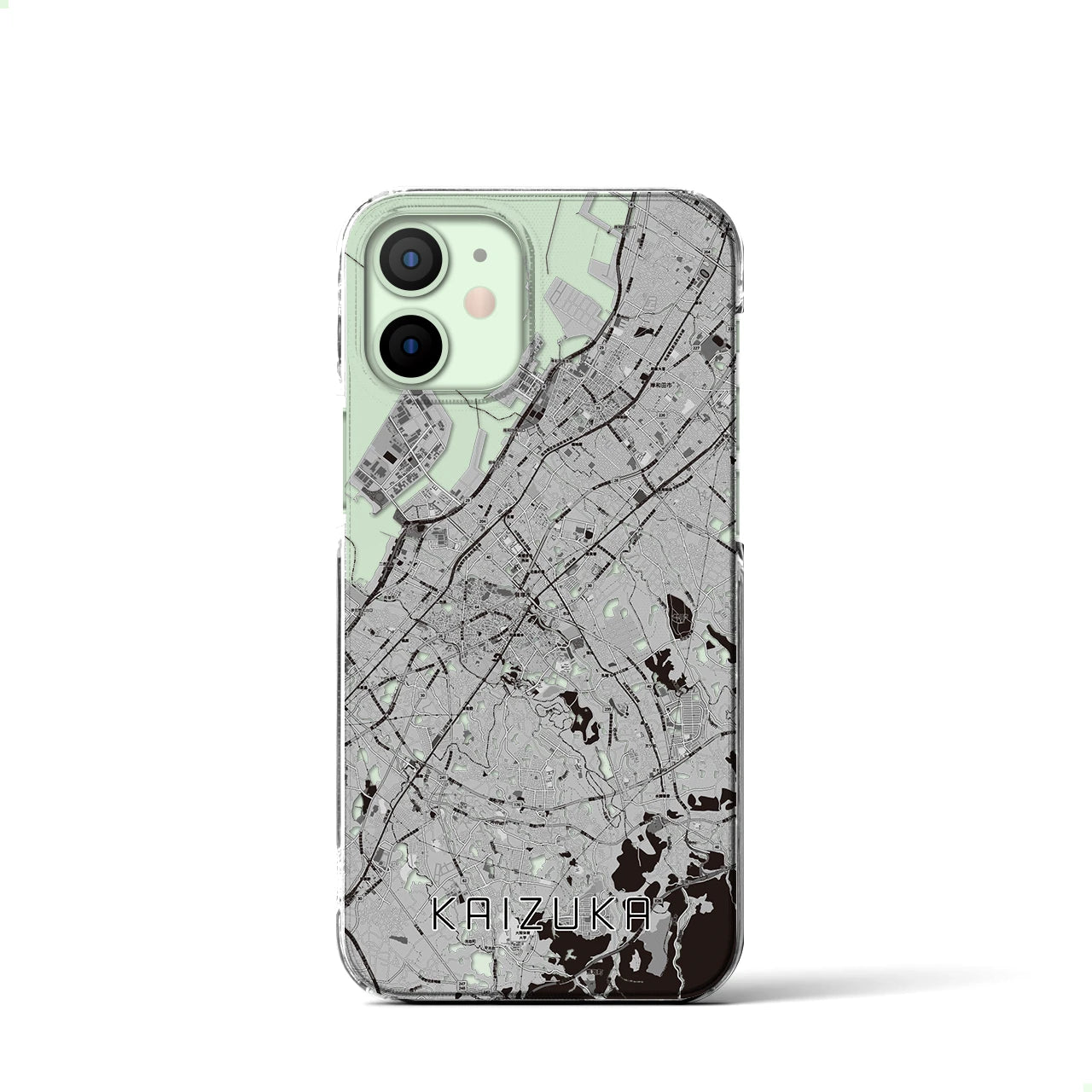 【貝塚(大阪府)】地図柄iPhoneケース(クリアタイプ)