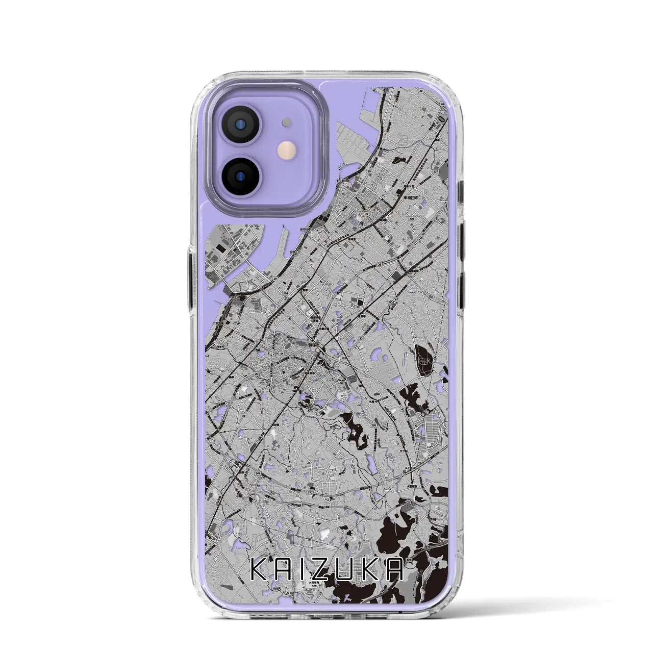【貝塚(大阪府)】地図柄iPhoneケース(MagSafeタイプ)