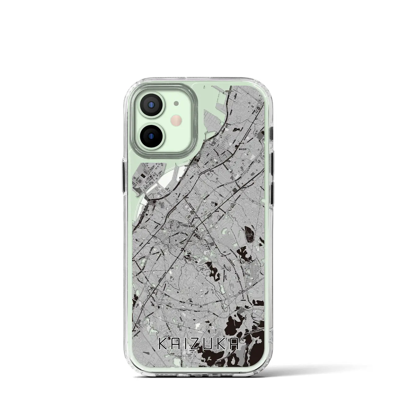 【貝塚(大阪府)】地図柄iPhoneケース(MagSafeタイプ)