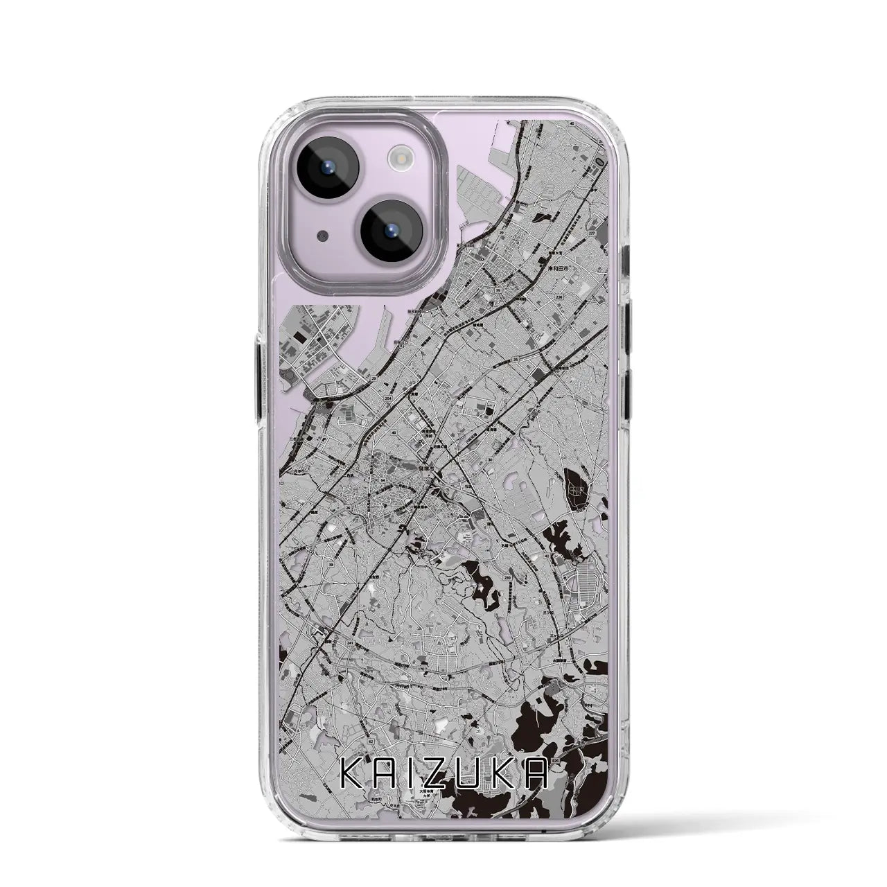 【貝塚(大阪府)】地図柄iPhoneケース(MagSafeタイプ)