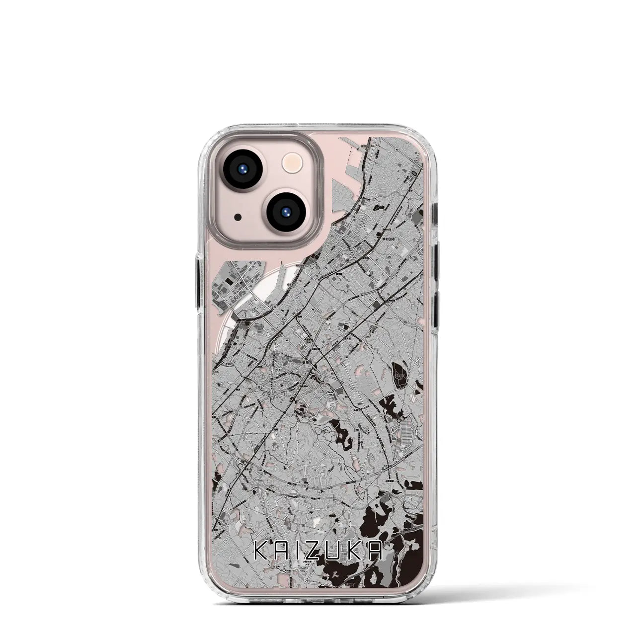 【貝塚(大阪府)】地図柄iPhoneケース(MagSafeタイプ)
