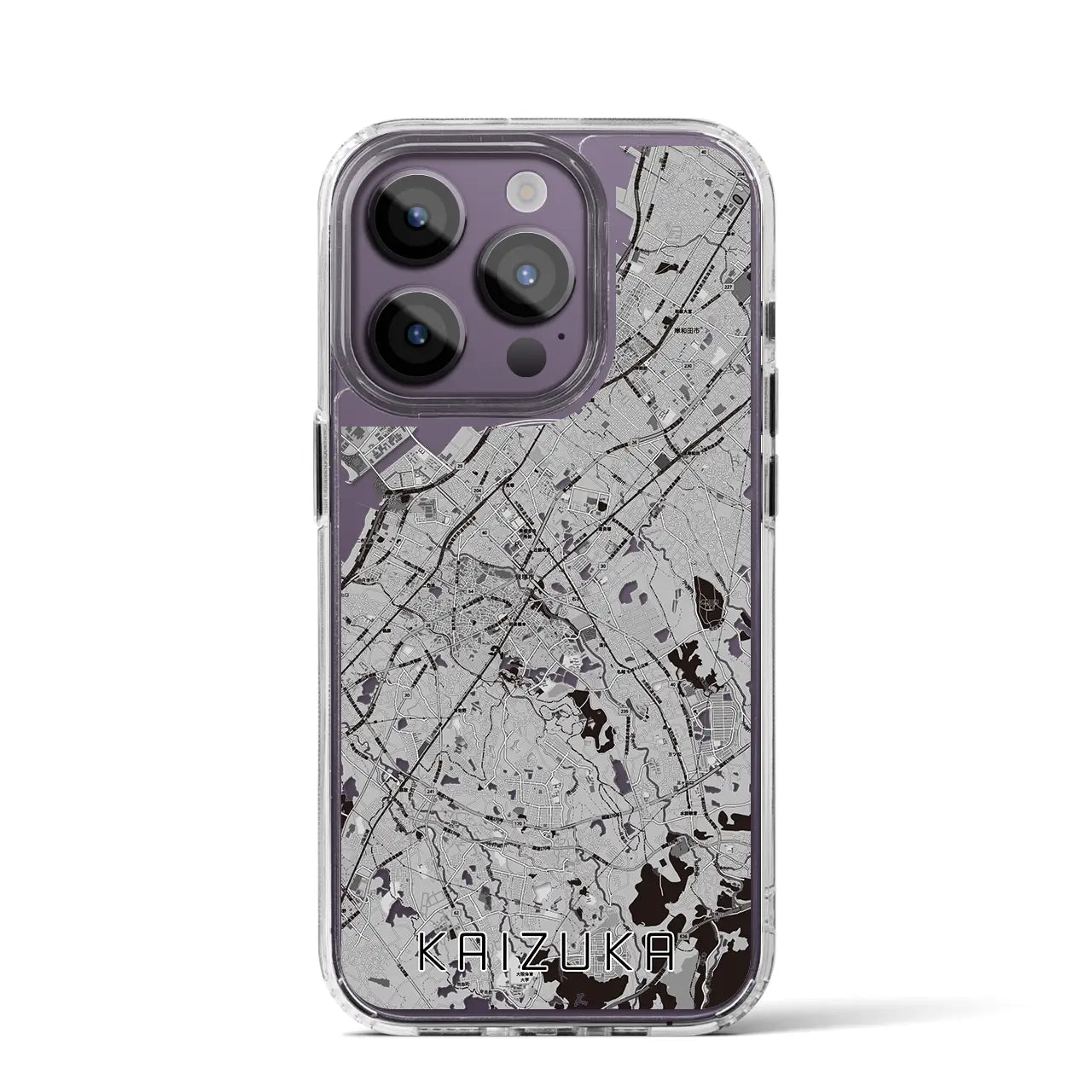【貝塚(大阪府)】地図柄iPhoneケース(MagSafeタイプ)
