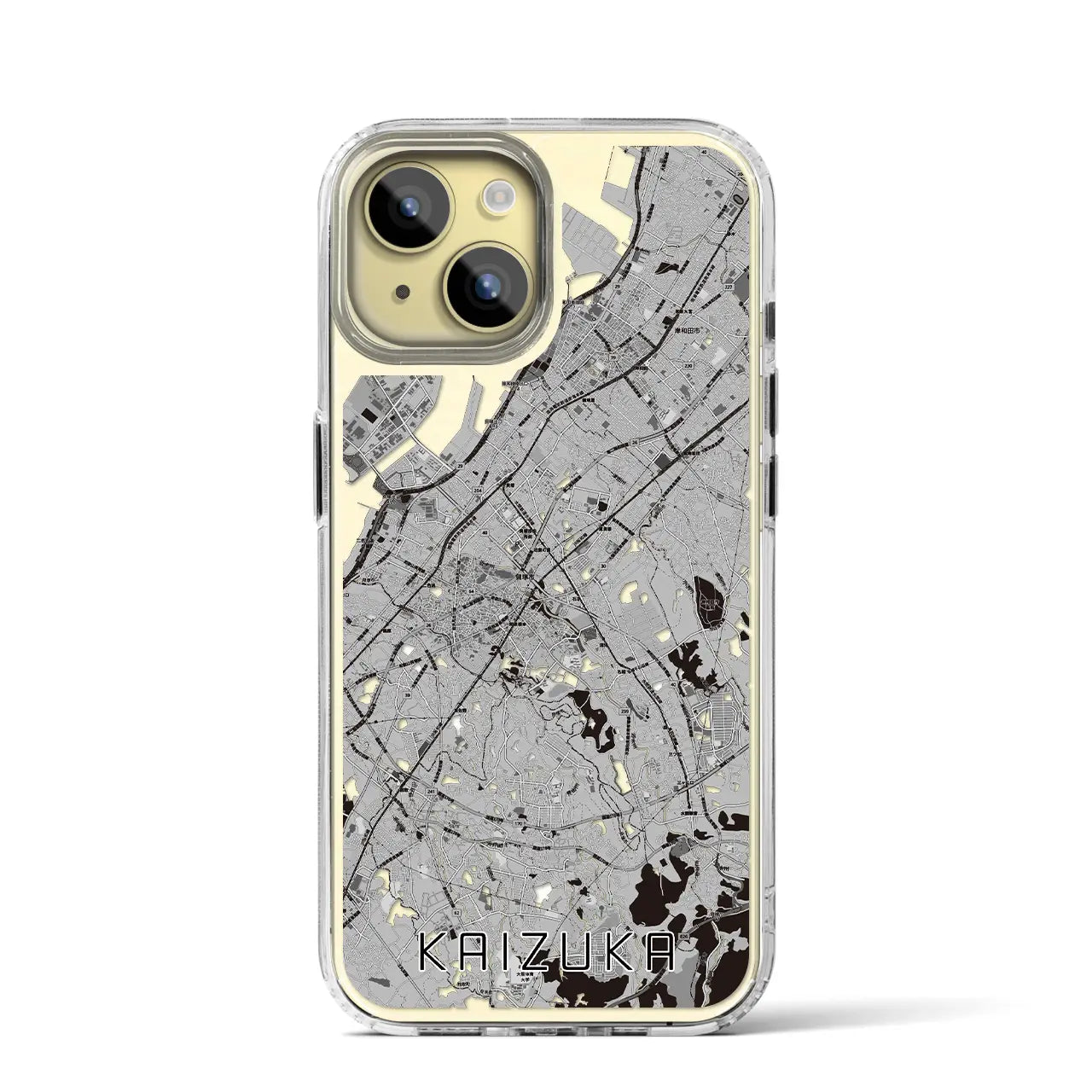 【貝塚(大阪府)】地図柄iPhoneケース(MagSafeタイプ)