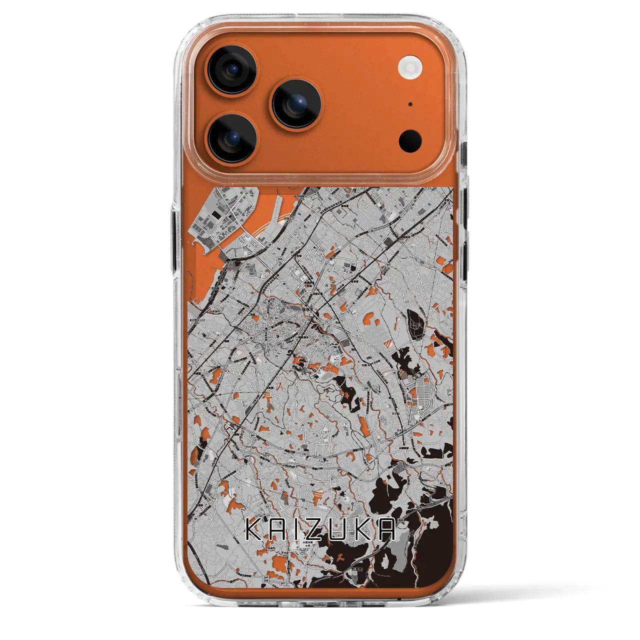 【貝塚(大阪府)】地図柄iPhoneケース(MagSafeタイプ)