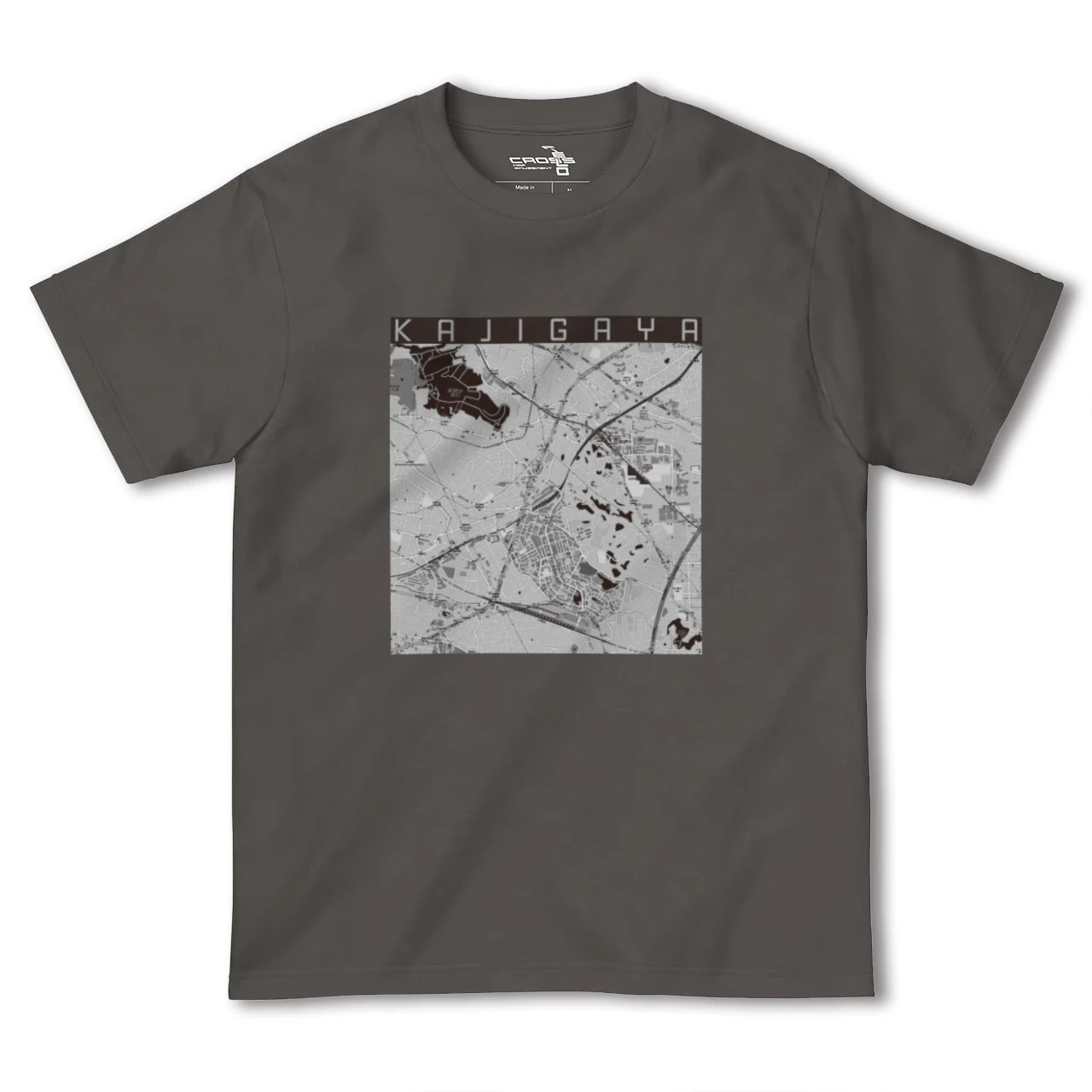 【梶が谷(神奈川県)】地図柄ヘビーウェイトTシャツ