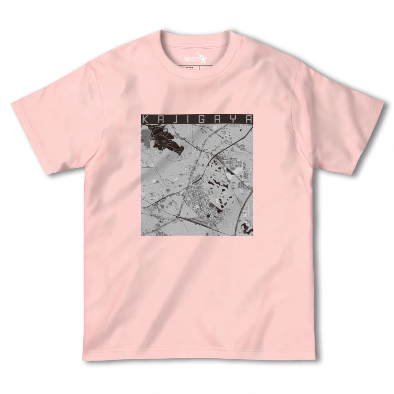 【梶が谷(神奈川県)】地図柄ヘビーウェイトTシャツ