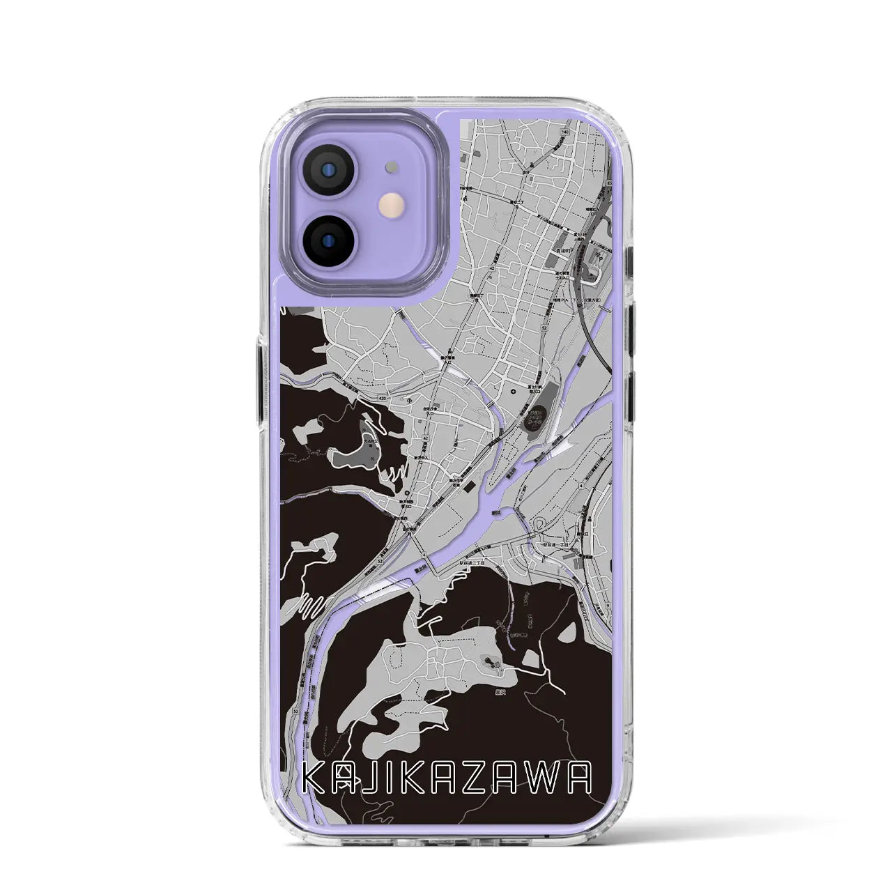 【鰍沢(山梨県)】地図柄iPhoneケース(MagSafeタイプ)