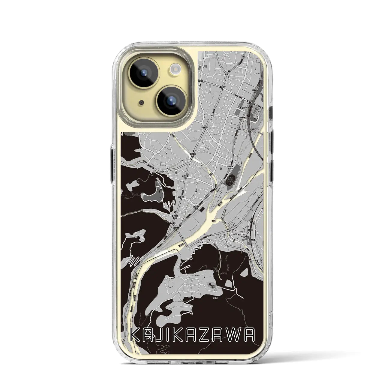 【鰍沢(山梨県)】地図柄iPhoneケース(MagSafeタイプ)