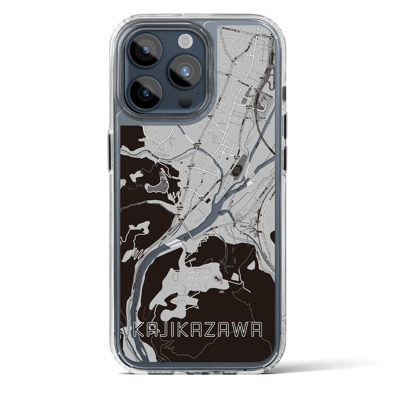 【鰍沢(山梨県)】地図柄iPhoneケース(MagSafeタイプ)