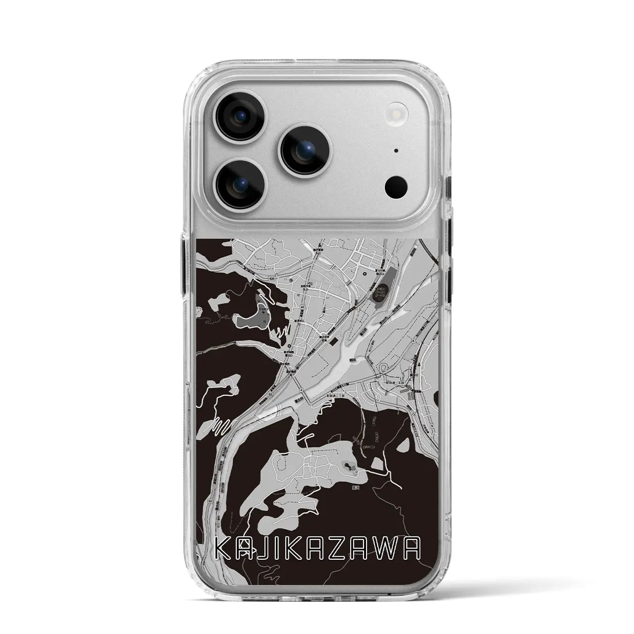 【鰍沢(山梨県)】地図柄iPhoneケース(MagSafeタイプ)