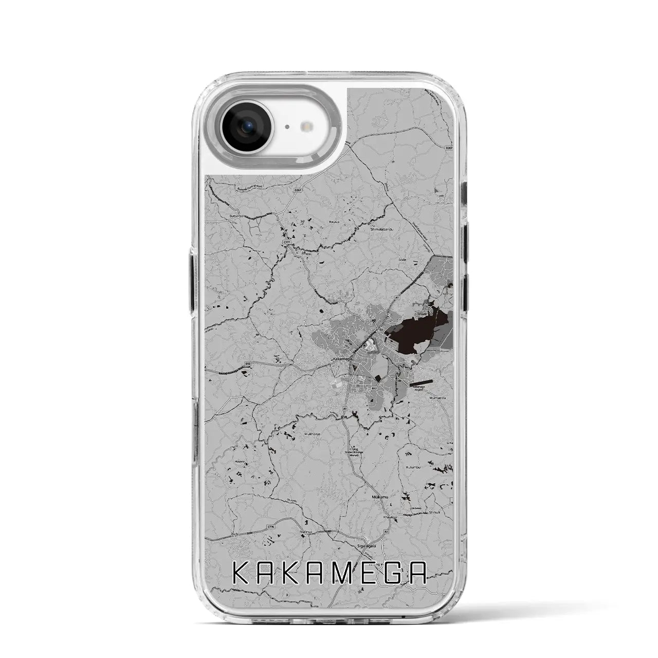 【カカメガ(ケニア)】地図柄iPhoneケース(MagSafeタイプ)