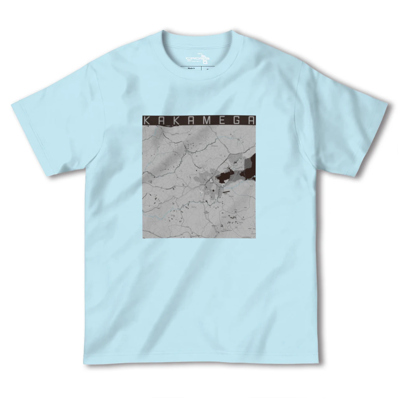 【カカメガ(ケニア)】地図柄ヘビーウェイトTシャツ