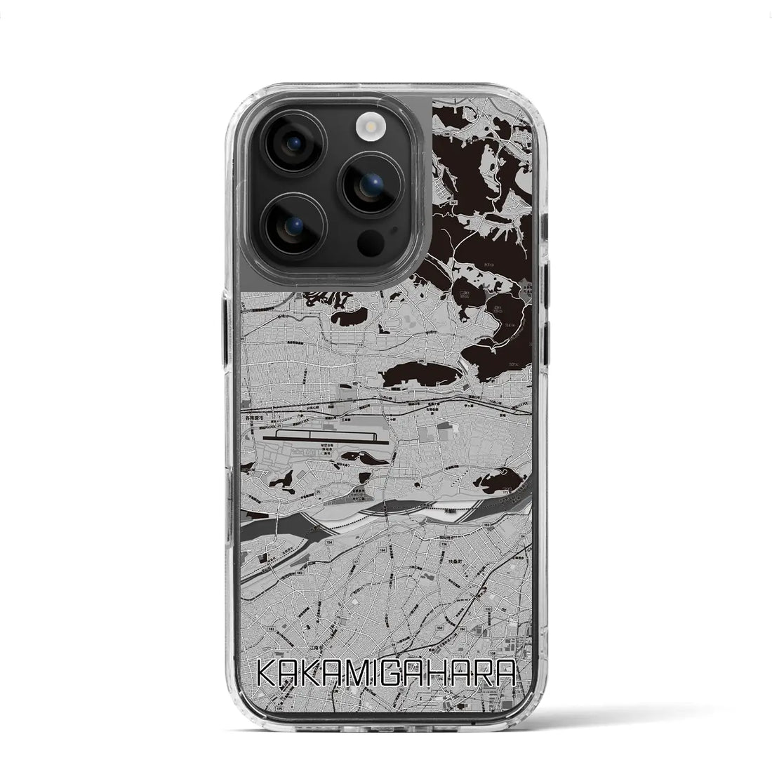 【各務原(岐阜県)】地図柄iPhoneケース(MagSafeタイプ)
