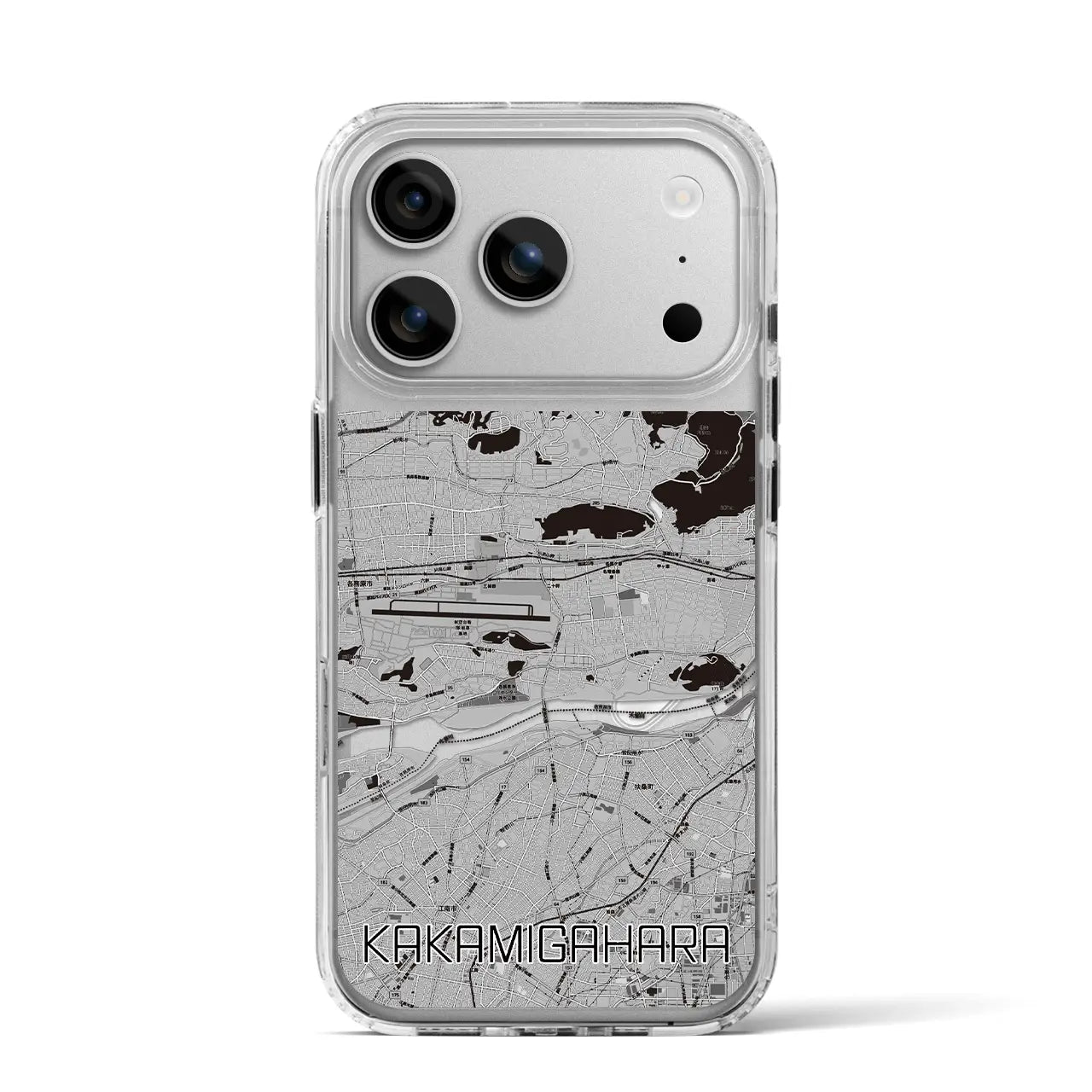 【各務原(岐阜県)】地図柄iPhoneケース(MagSafeタイプ)