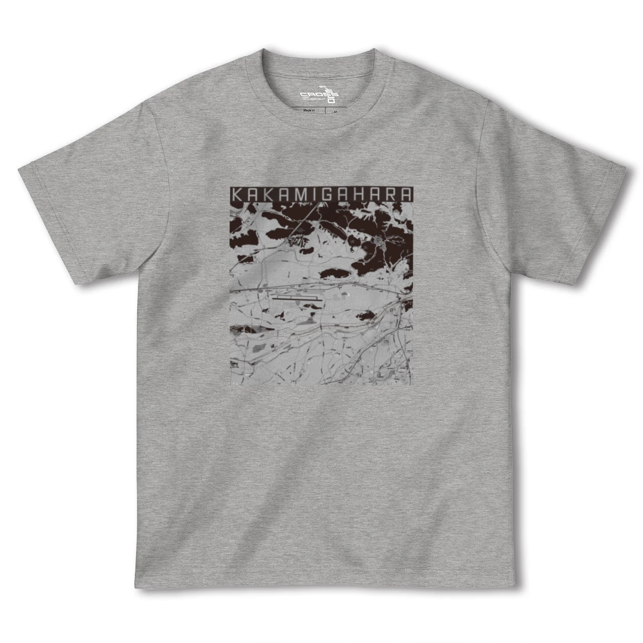 【各務原(岐阜県)】地図柄ヘビーウェイトTシャツ
