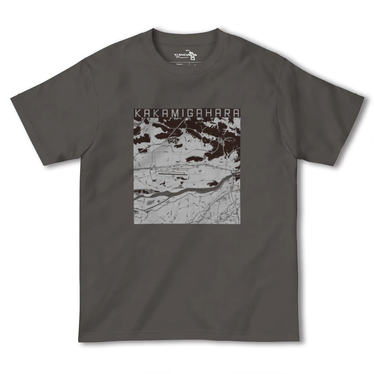 【各務原(岐阜県)】地図柄ヘビーウェイトTシャツ