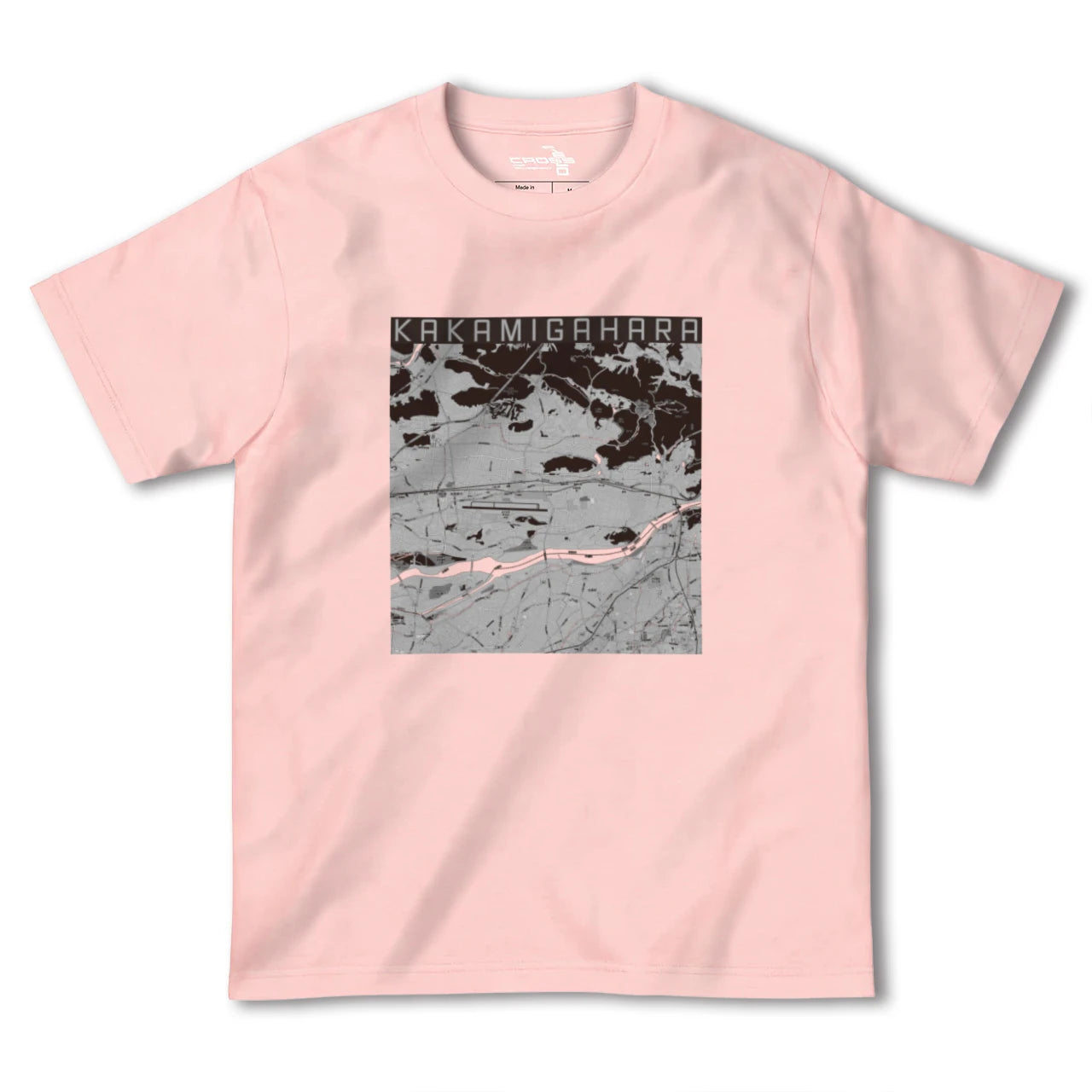 【各務原(岐阜県)】地図柄ヘビーウェイトTシャツ