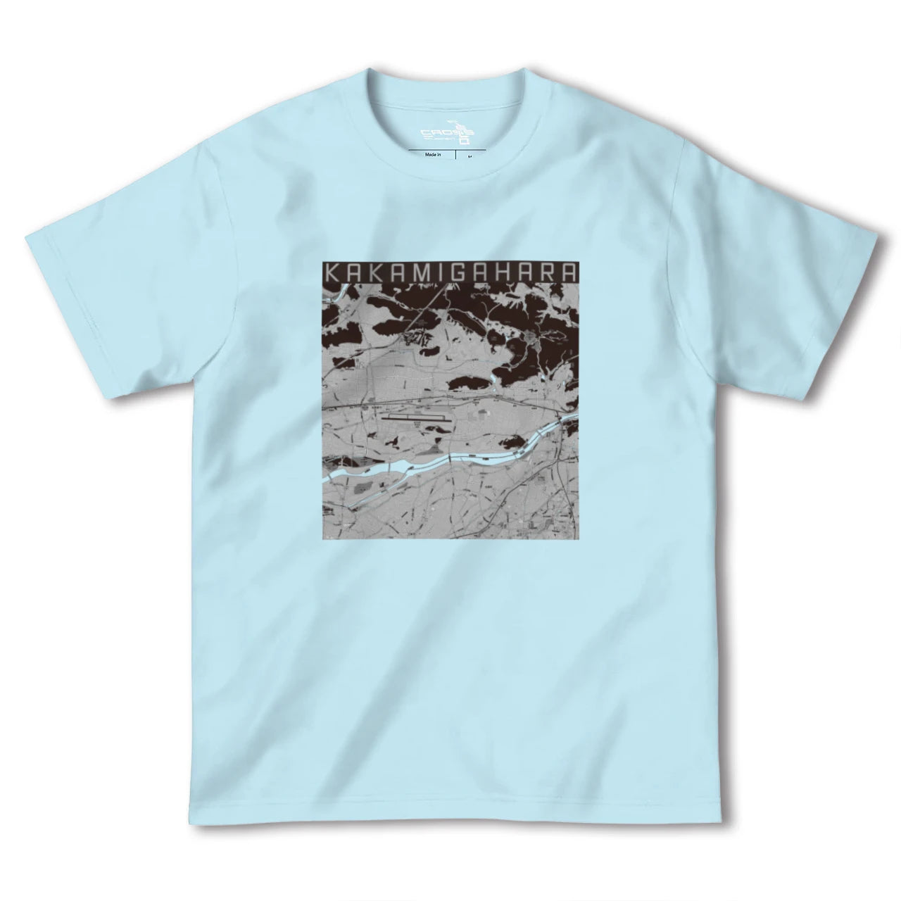 【各務原(岐阜県)】地図柄ヘビーウェイトTシャツ