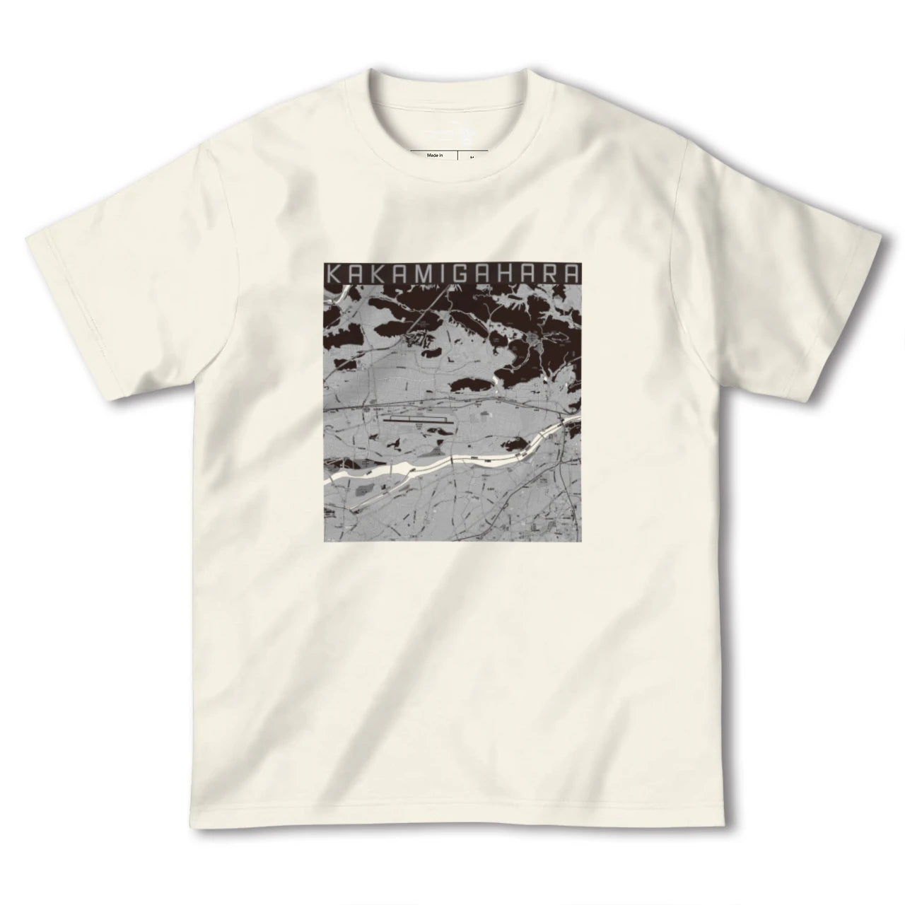 【各務原(岐阜県)】地図柄ヘビーウェイトTシャツ