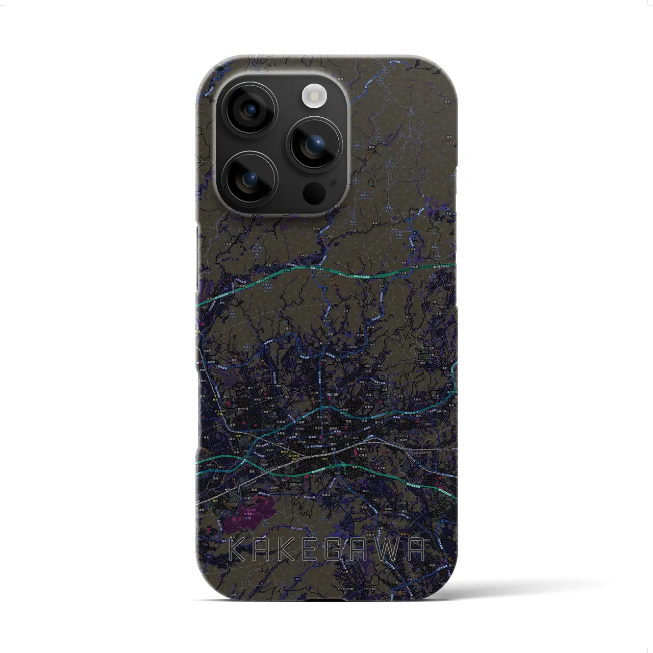 【掛川2(静岡県)】地図柄iPhoneケース(バックカバータイプ)