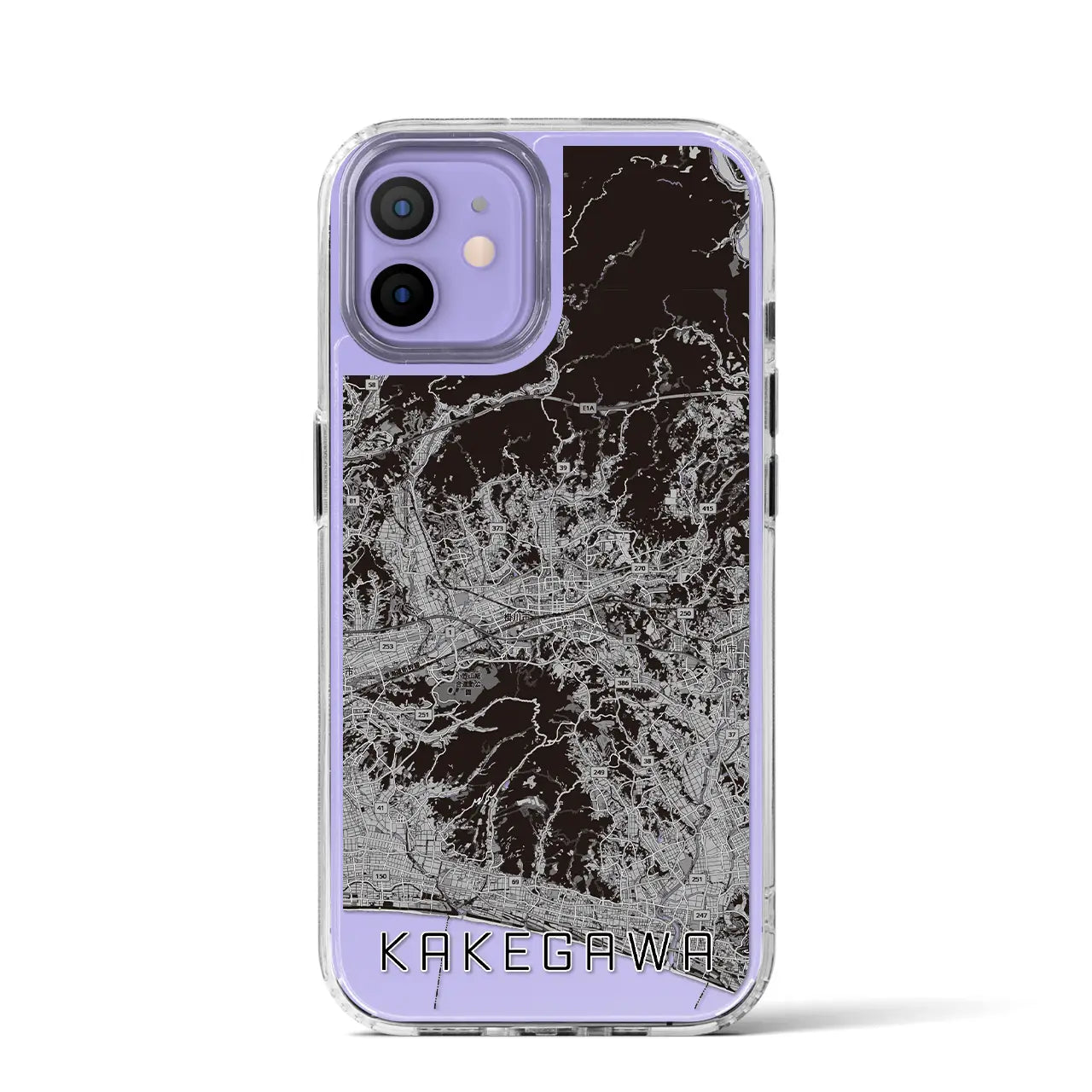 【掛川3(静岡県)】地図柄iPhoneケース(MagSafeタイプ)