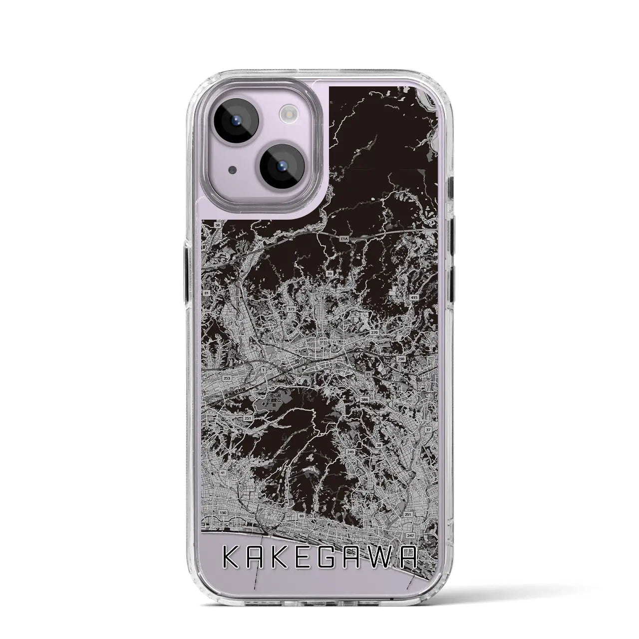 【掛川3(静岡県)】地図柄iPhoneケース(MagSafeタイプ)